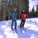 05 skiing with Nish