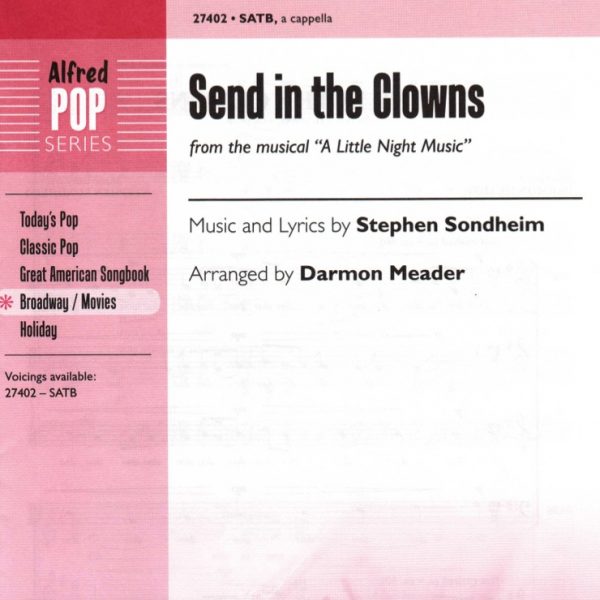 cold send in the clowns meaning
